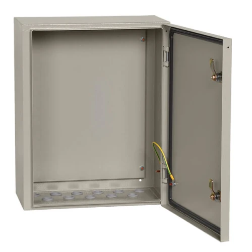 Щит навесной IEK ЩМП-3-0 с монтажной панелью с дверцей и замком IP54