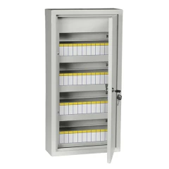 Щит навесной IEK ЩРН 48 модулей с дверцей и замком IP31 серый