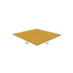 Модульное резиновое покрытие Rubblex Standart 500x500x50 мм