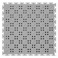 Модульное дренажное ПВХ-покрытие Canal 12x375x375 мм