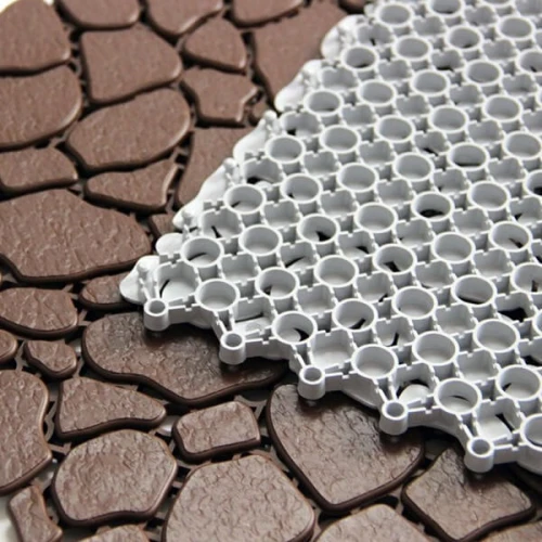 Модульное дренажное ПВХ-покрытие Aqua Stone 10x340x340 мм