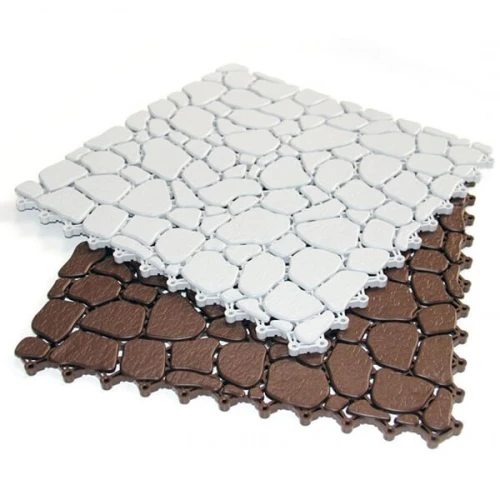 Модульное дренажное ПВХ-покрытие Aqua Stone 10x340x340 мм