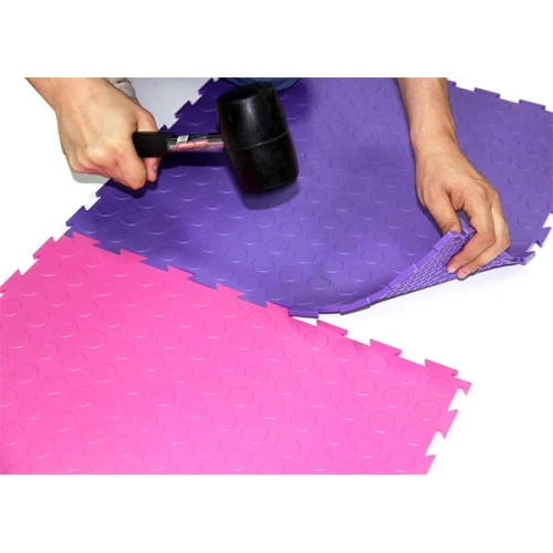 Модульное напольное ПВХ-покрытие Sensor Yoga 7x500x500 мм