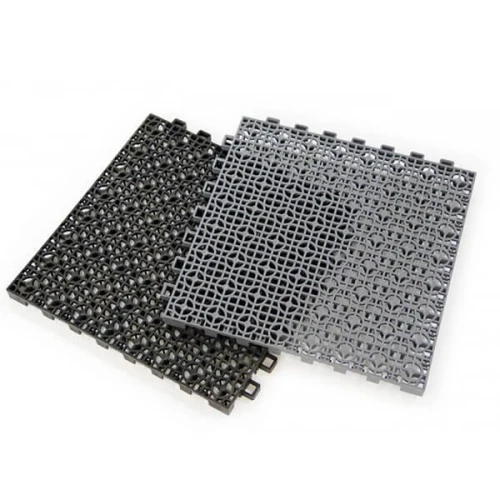 Модульное дренажное ПВХ-покрытие Клевер-Спорт 335x335x20 мм