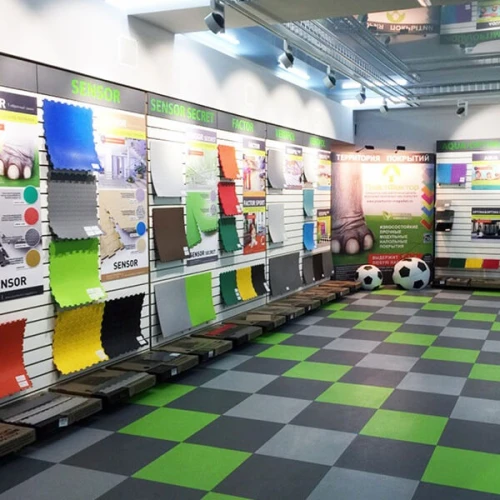 Модульное напольное ПВХ-покрытие Veropol Prof 7,5x500x500 мм