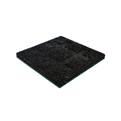 Плитка резиновая с пуансоном 500х500х30 мм коричневая