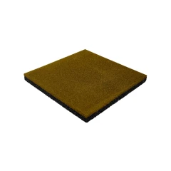 Плитка резиновая с пуансоном 500х500х30 мм жёлтая