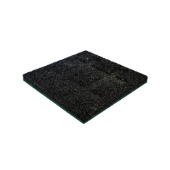 Плитка резиновая с пуансоном паркет 500х500х30 мм зелёная