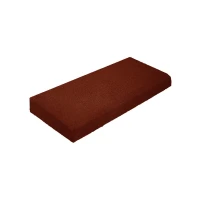 Бордюр резиновый 500х200х50 мм терракотовый