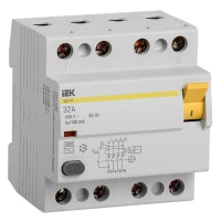 УЗО IEK ВД1-63 4P 32А 100мА класс AC