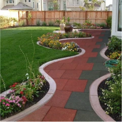 Плитка резиновая 500х500х30 мм жёлтая