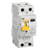 Дифференциальный автоматический выключатель IEK АВДТ32 С63 2P 63А 100мА класс A