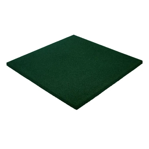 Плитка резиновая 500х500х16 мм зелёная