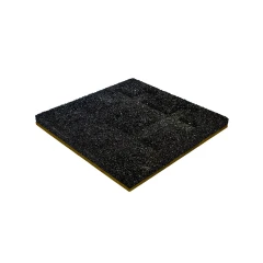 Плитка резиновая с пуансоном паркет 500х500х30 мм жёлтая