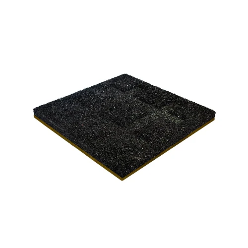 Плитка резиновая с пуансоном паркет 500х500х30 мм жёлтая