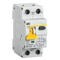 Дифференциальный автоматический выключатель IEK АВДТ32 С32 2P 32А 30мА класс A