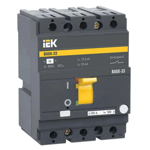 Автоматический выключатель IEK ВА88-33 3P 125А