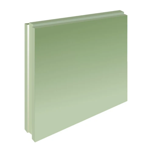 Плита гипсовая пазогребневая Волма, влагостойкая полнотелая, 667х500х100 мм