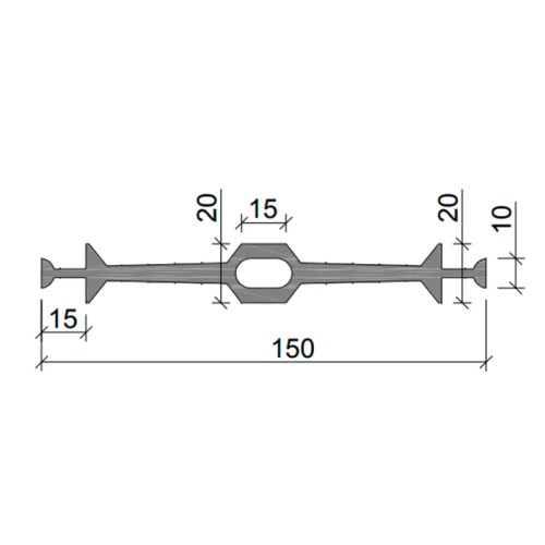 Профильное уплотнение Аквастоп ПВХ тип СВГ-150