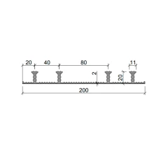 Гидрошпонка Аквастоп ПВХ ХО-200-4/20