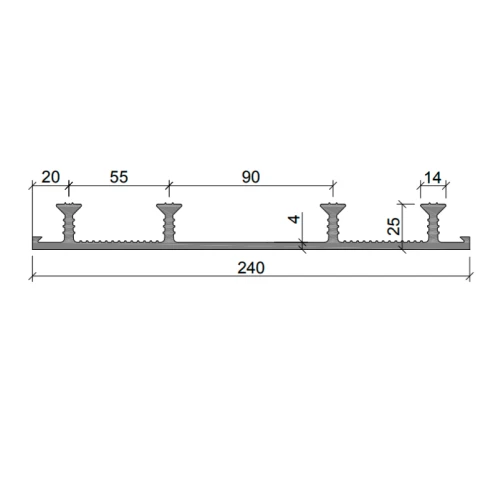 Гидрошпонка Аквастоп ПВХ ХО-240-4/25
