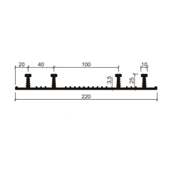Гидрошпонка Аквастоп EPDM ХО-220-4/25