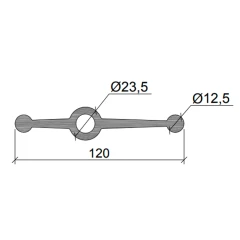 Профильное уплотнение Аквастоп ПВХ тип СВГ-120