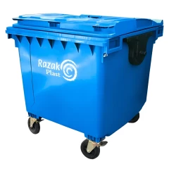 Евроконтейнер для мусора 1100 л синий
