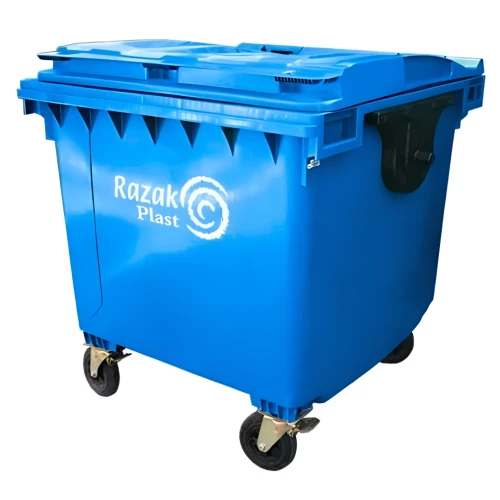 Евроконтейнер для мусора 1100 л синий