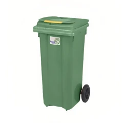 Евроконтейнер для мусора 120 л зелёный