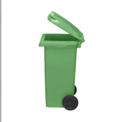 Евроконтейнер для мусора 120 л зелёный