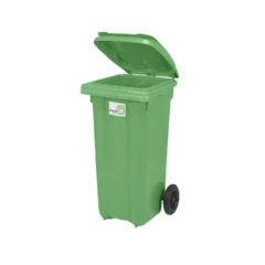 Евроконтейнер для мусора 120 л зелёный