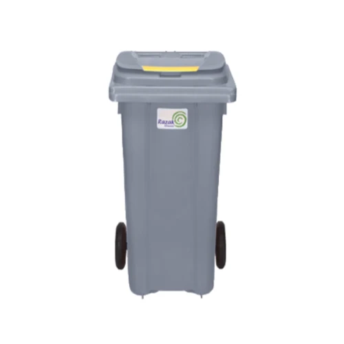 Евроконтейнер для мусора 120 л серый