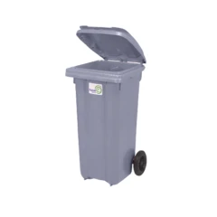 Евроконтейнер для мусора 120 л серый