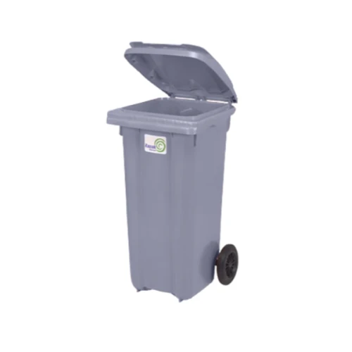 Евроконтейнер для мусора 120 л серый