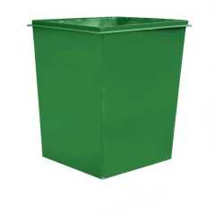 Контейнер металлический для мусора 750 л без колес, без крышки