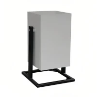 Урна опрокидывающаяся прямоугольная 25 л серый