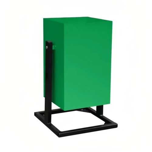 Урна опрокидывающаяся прямоугольная 25 л зелёный
