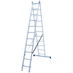 Лестница алюминиевая двухсекционная Новая Высота NV 1220, 2х7