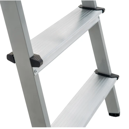 Стремянка двухсторонняя Новая Высота NV 1140 стальная с алюминиевыми ступенями, 2х2 80 мм