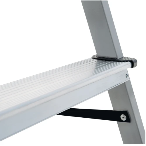 Стремянка двухсторонняя Новая Высота NV 1140 стальная с алюминиевыми ступенями, 2х2 80 мм