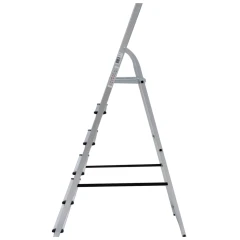 Стремянка алюминиевая Новая Высота NV 1110, 1х6 ступень 80 мм