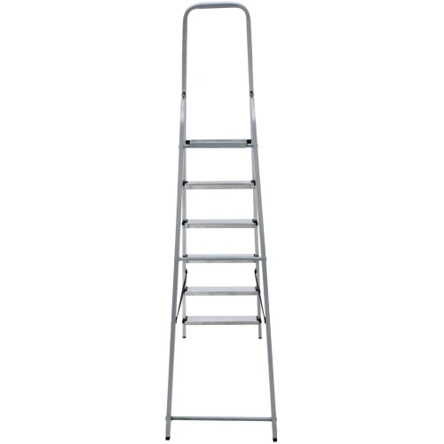 Стремянка алюминиевая Новая Высота NV 1110, 1х6 ступень 80 мм