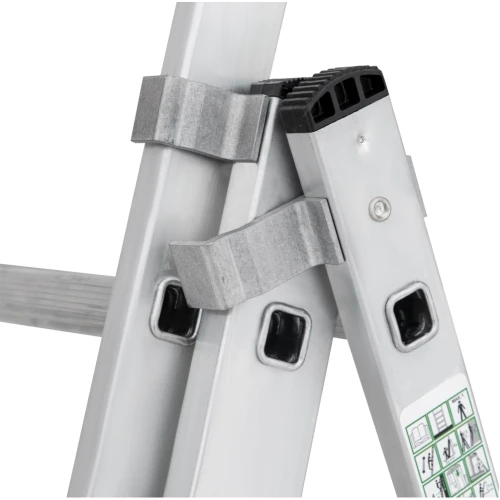 Лестница алюминиевая трёхсекционная Новая Высота NV 1230, 3х7