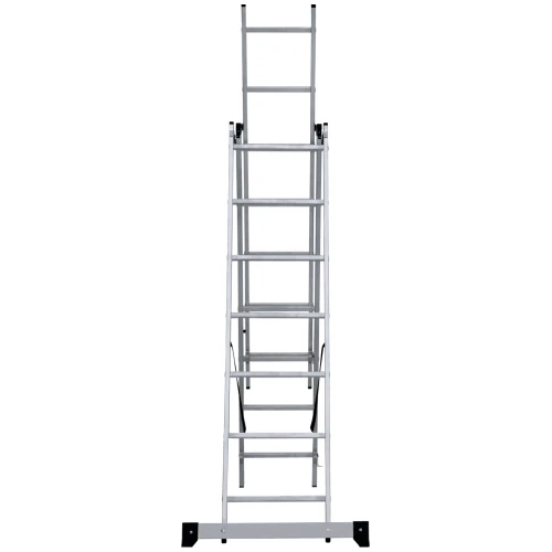 Лестница алюминиевая трёхсекционная Новая Высота NV 1230, 3х7