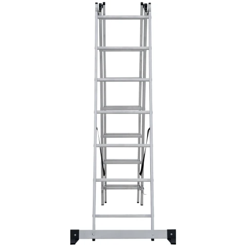 Лестница алюминиевая трёхсекционная Новая Высота NV 1230, 3х7