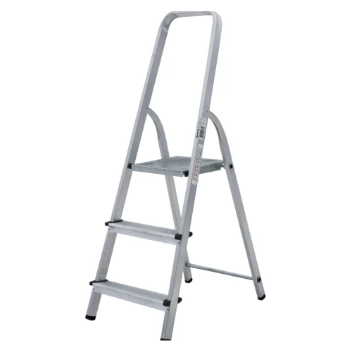 Стремянка алюминиевая Новая Высота NV 1110, 1х3 ступень 80 мм