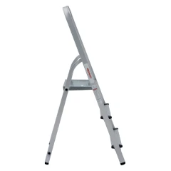 Стремянка алюминиевая Новая Высота NV 1110, 1х3 ступень 80 мм