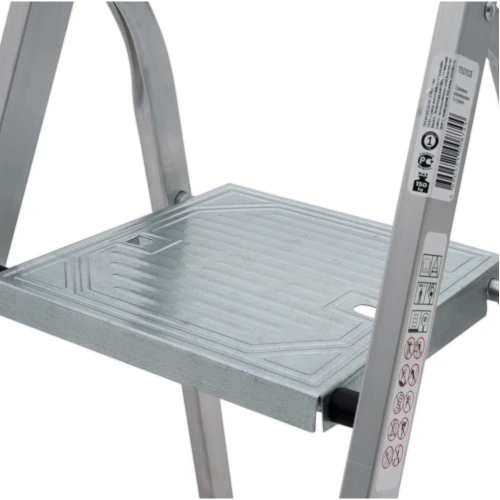 Стремянка алюминиевая Новая Высота NV 1110, 1х3 ступень 80 мм