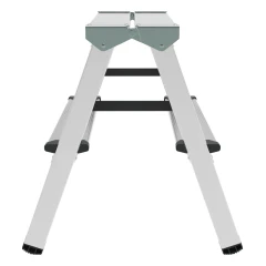 Стремянка алюминиевая двухсторонняя Новая Высота NV 1120, 2х2 ступень 80 мм